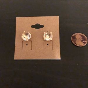 Kate Spade NY clear gumdrop earrings